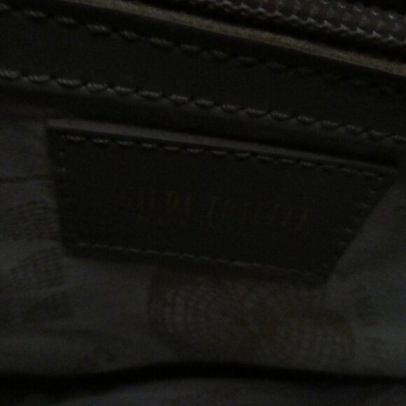 Gilda Tonelli Made in Italy Glittery Tote Bag Cream Glossy Purse Leather 980 - Picture 10 of 14